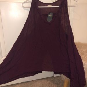 Maroon Hollister Tank!